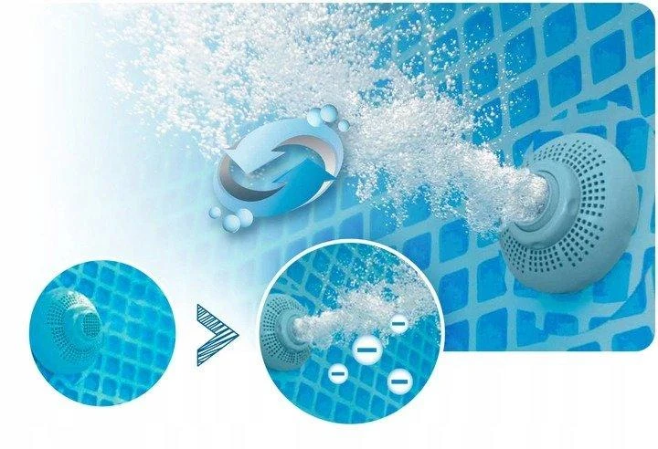 Intex | Kasetinis filtro siurblys | Pilkas