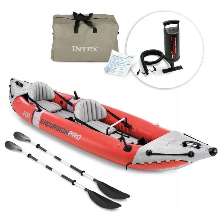 Pripučiama Baidarė (dvivietė) INTEX Excursion Pro K2, Kayak 384x94x46cm