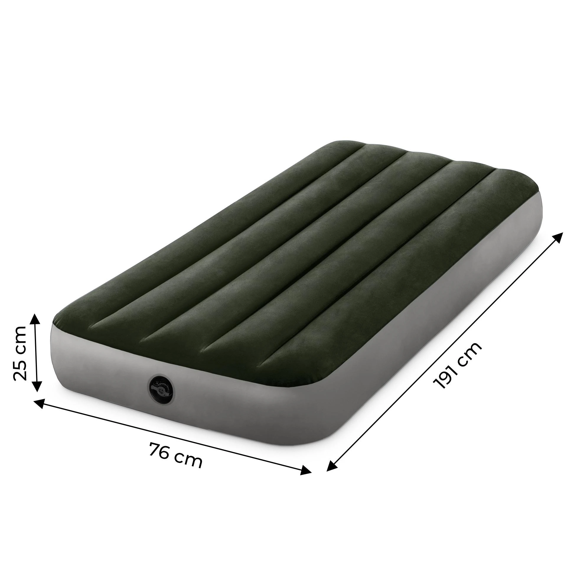 Pripučiamas čiužinys INTEX Cot Dura-Beam, Prestige Downy Airbed 76x191x25cm