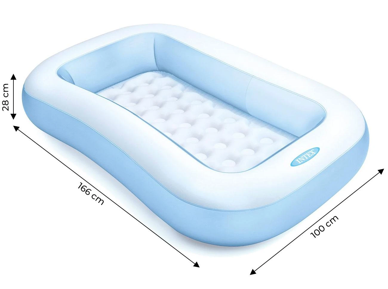 Baseinas vaikams INTEX 57403 166x100x28 cm