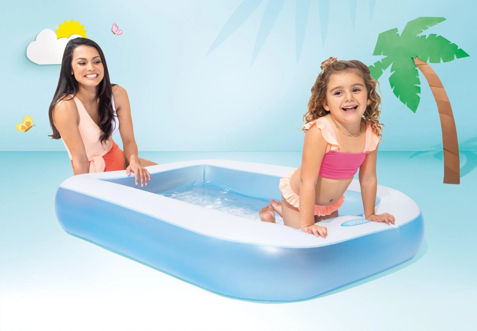 Baseinas vaikams INTEX 57403 166x100x28 cm