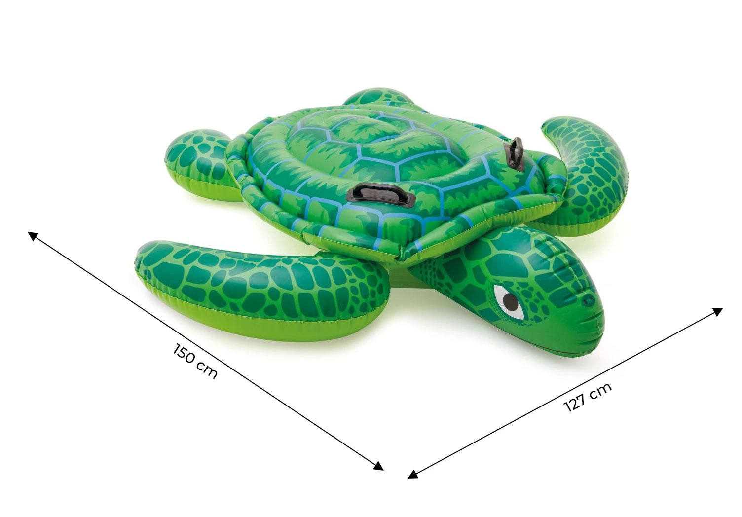 Pripučiamas plaukimo čiužinys Vėžlys, Intex, 150 cm