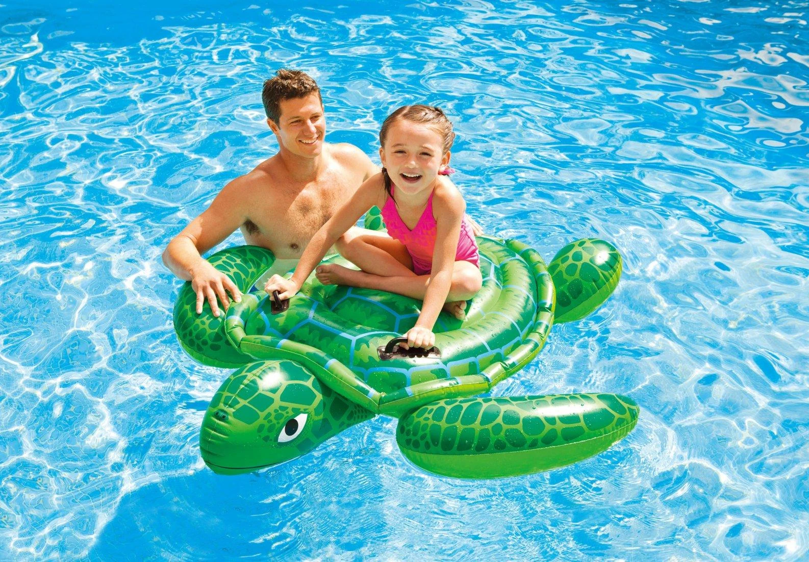 Pripučiamas plaukimo čiužinys Vėžlys, Intex, 150 cm