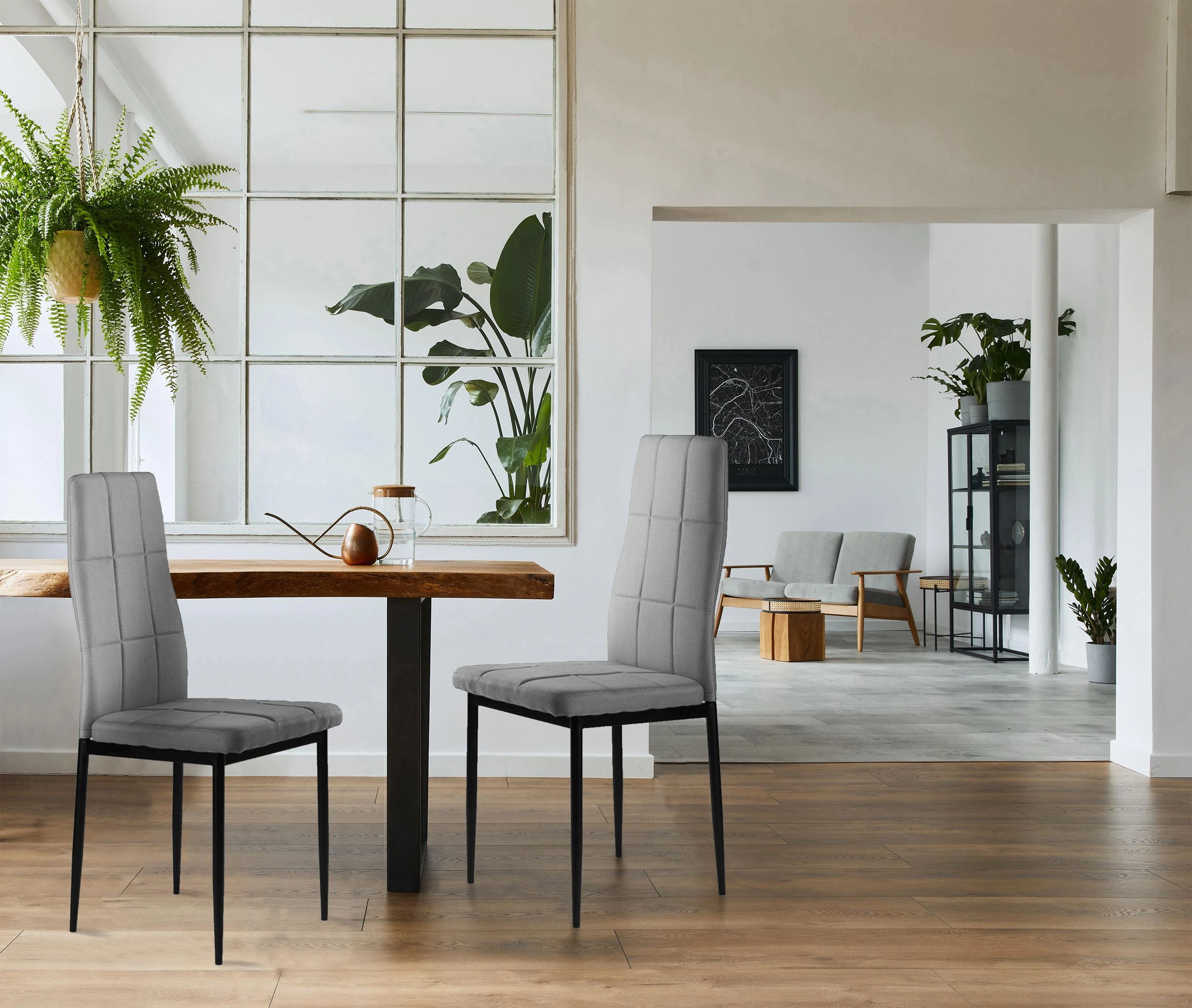4 kėdžių rinkinys valgomajam ModernHome