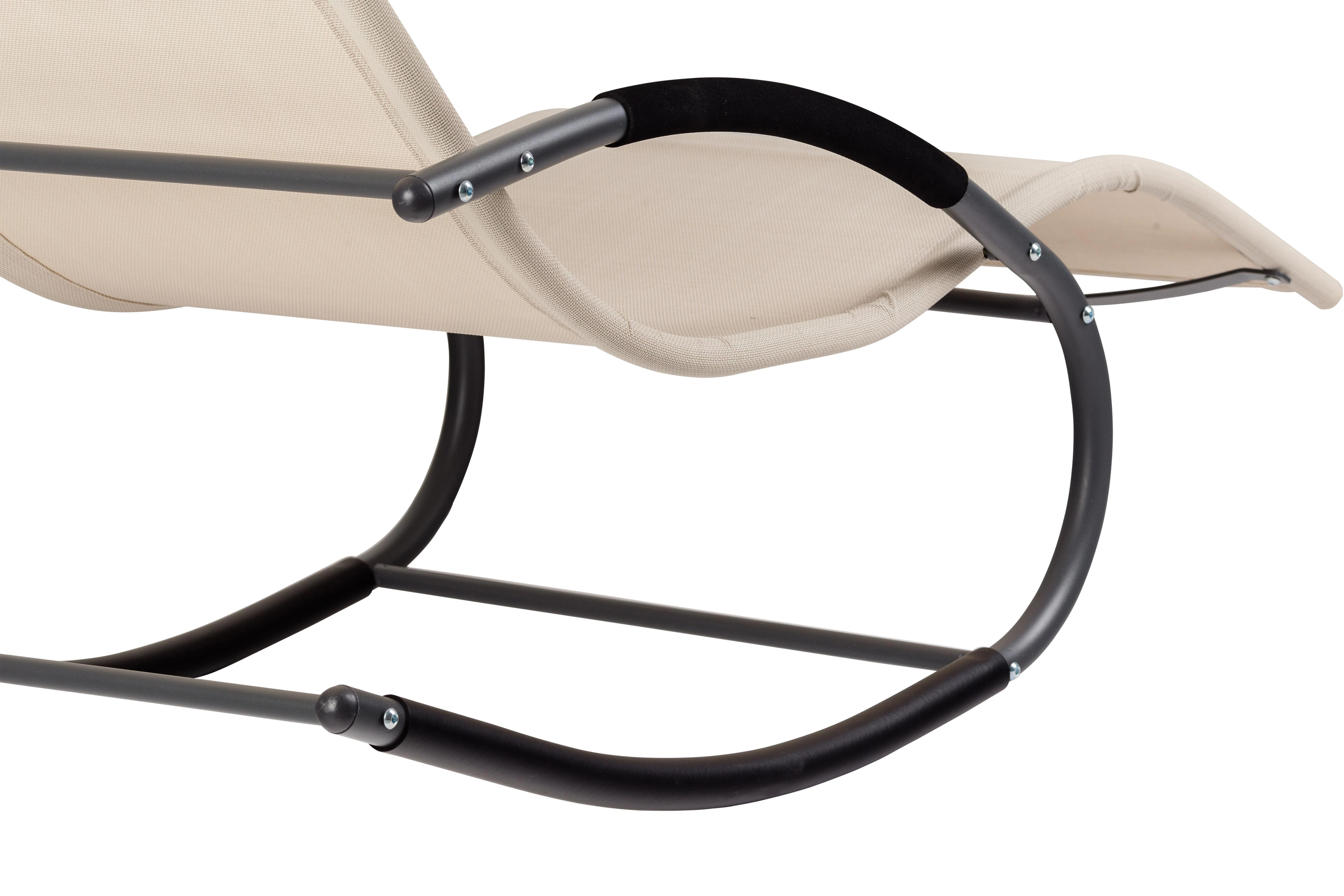 Supamasis sodo gultas ModernHOME, smėlio spalvos