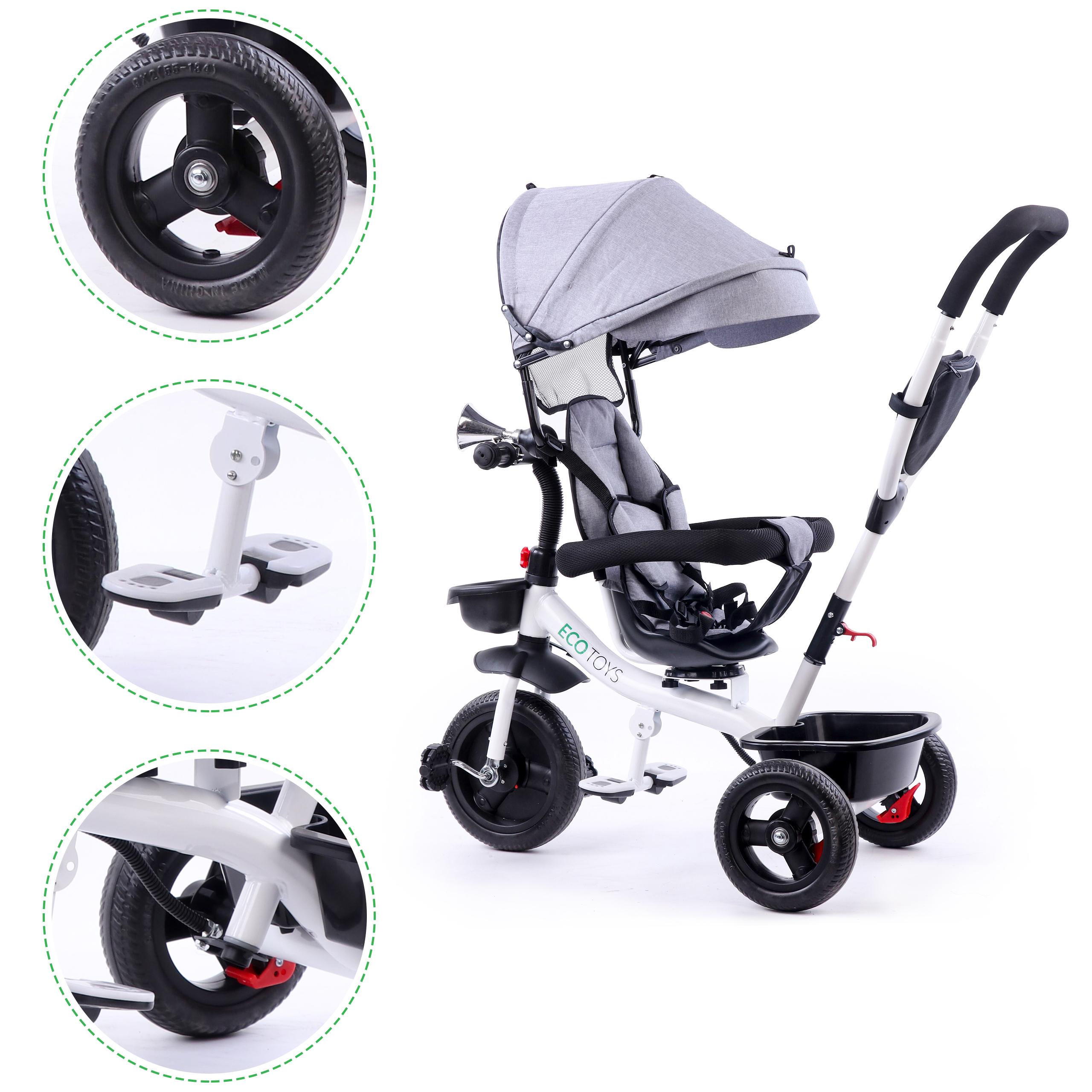triratukas su pasukama sėdyne 360' ECOTOYS
