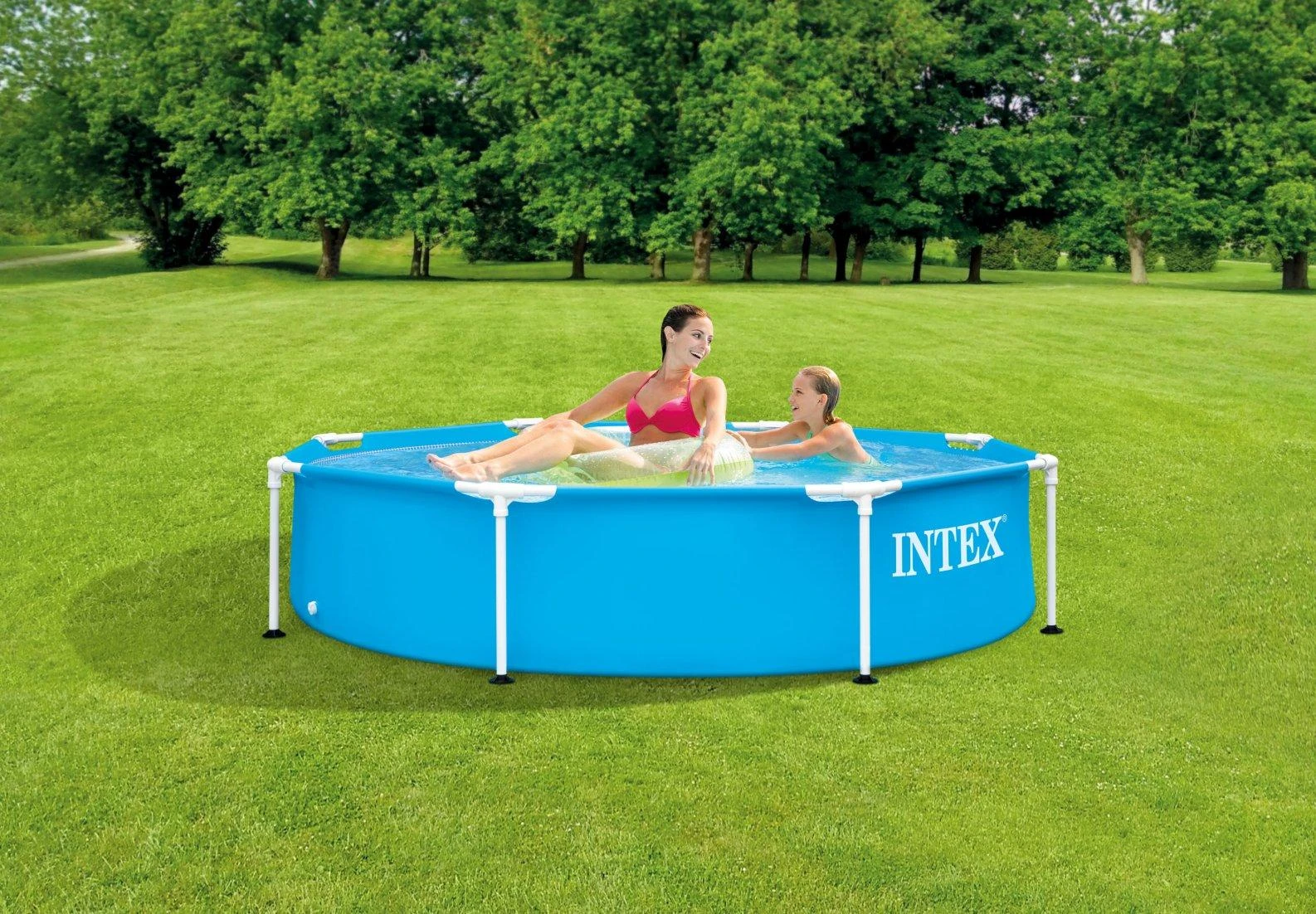 Intex Baseinas Metal Frame, 244x51cm