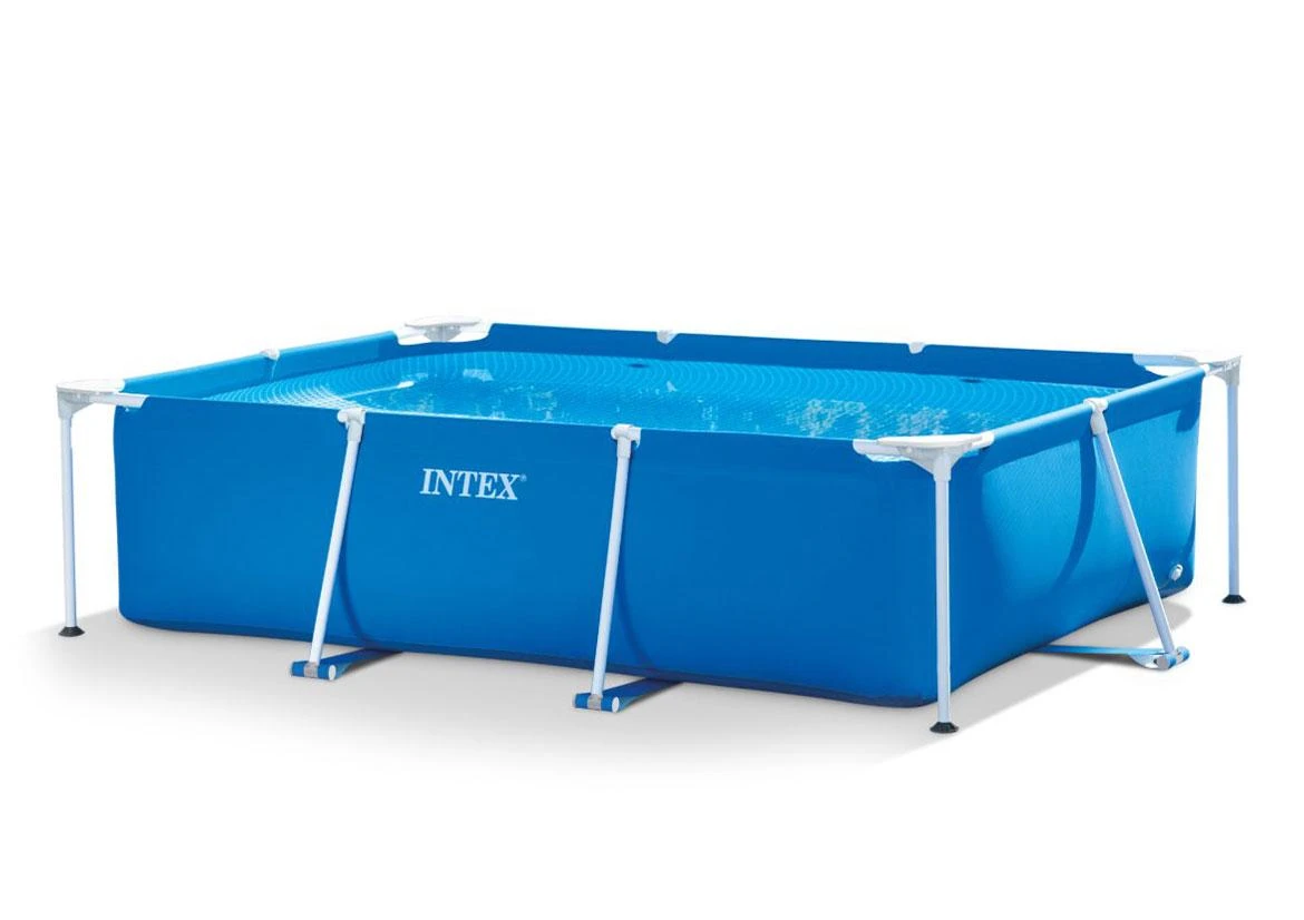 Stačiakampio formos sodo rėmas baseinas 220 x 150 cm 28270 INTEX