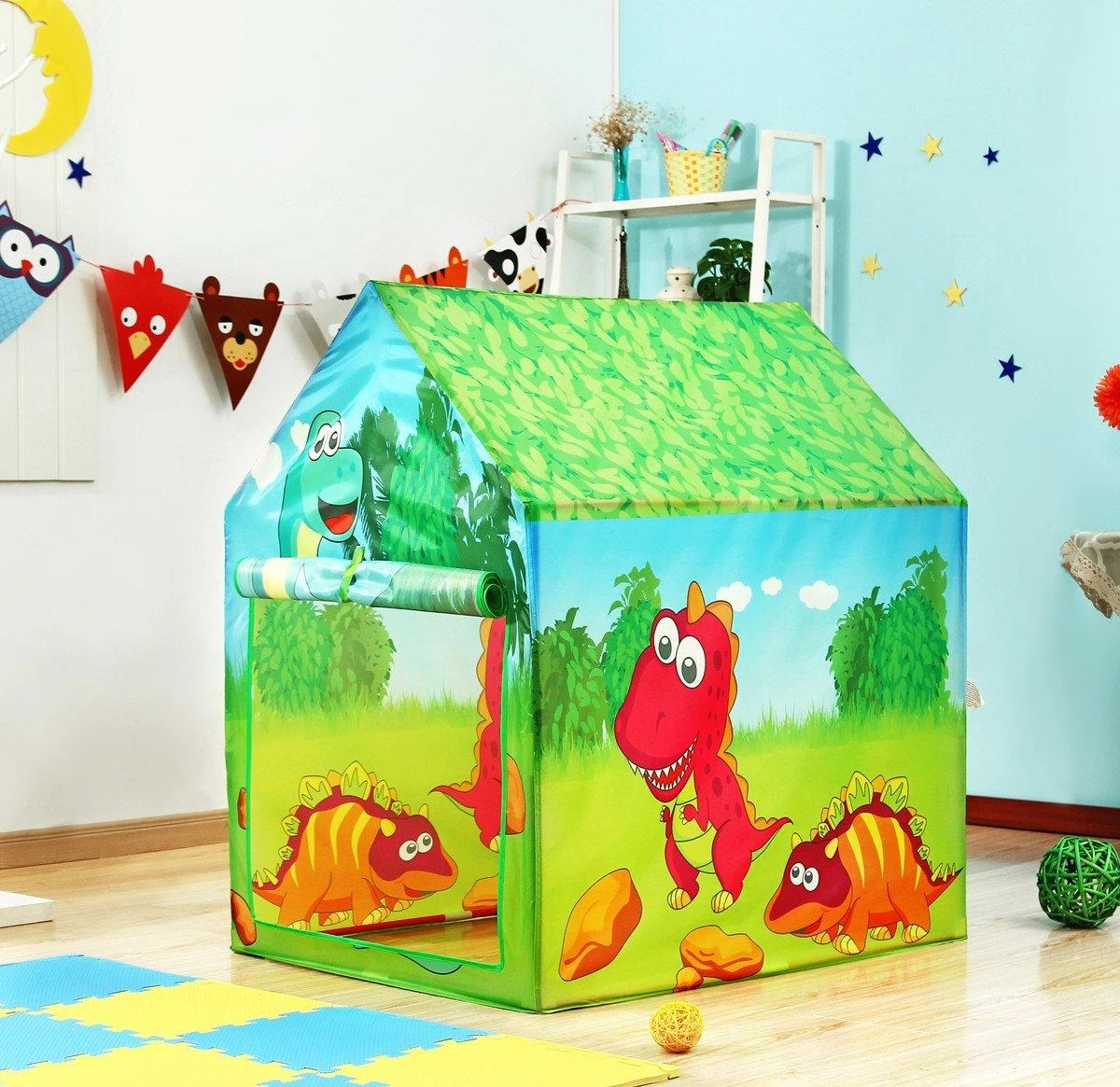 Vaikų namelio palapinė, sausas baseinas, Dino Iplay