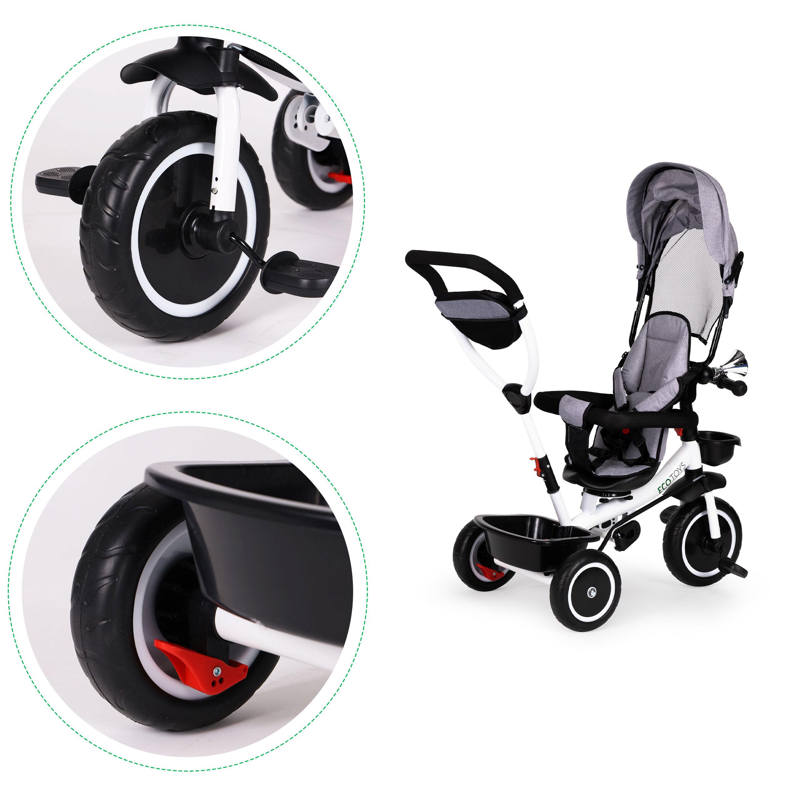triratukas su pasukama sėdyne 360' ECOTOYS