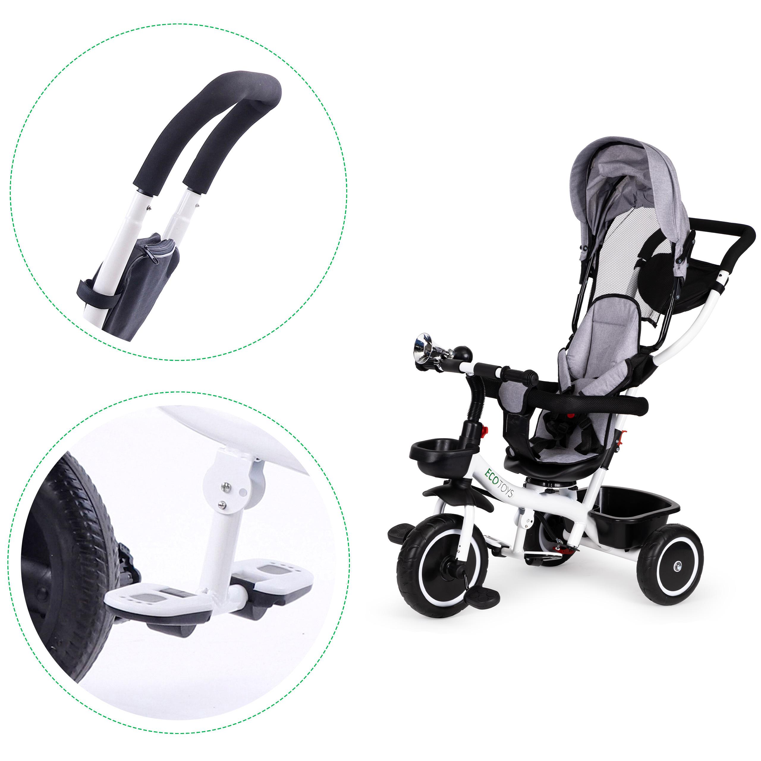 triratukas su pasukama sėdyne 360' ECOTOYS