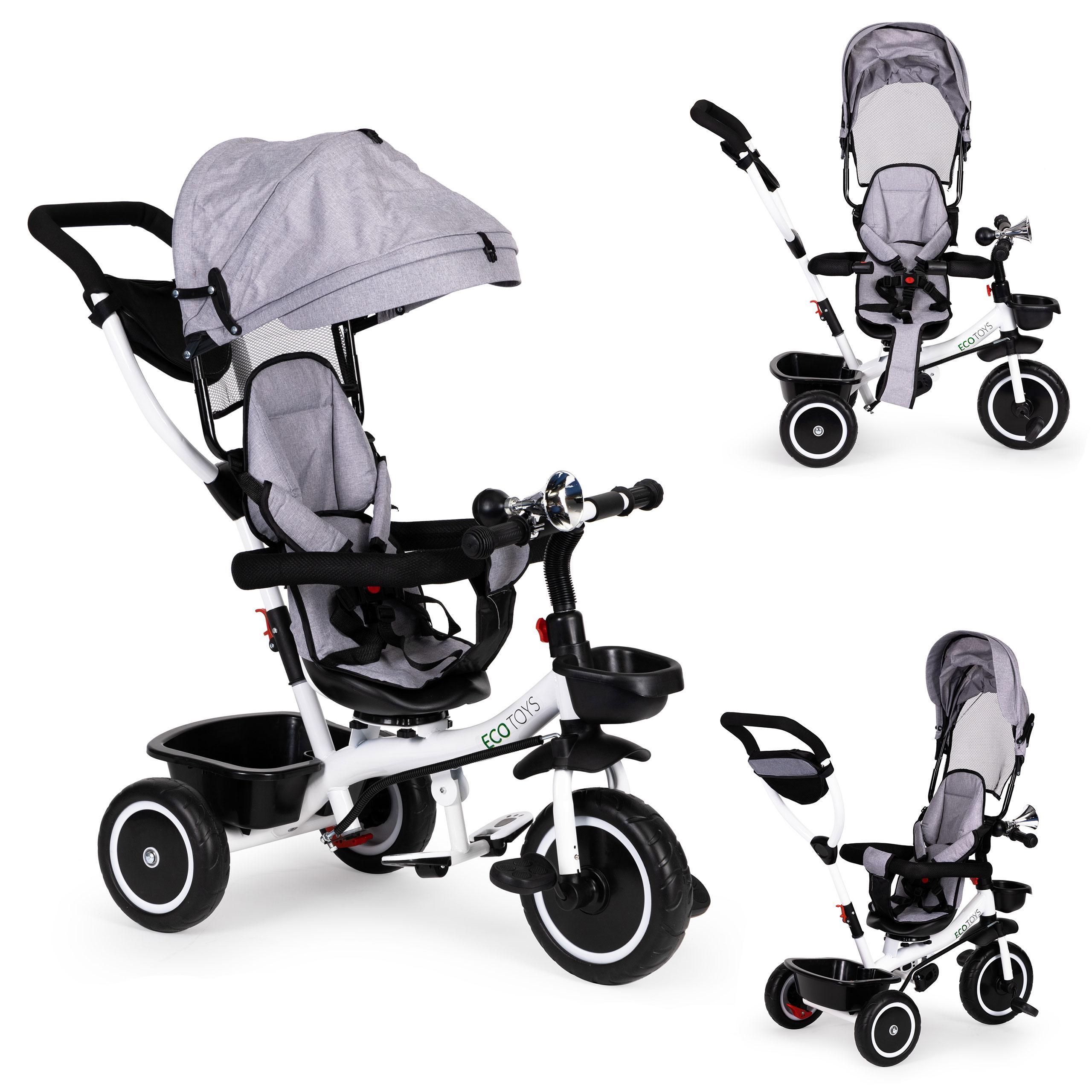 triratukas su pasukama sėdyne 360' ECOTOYS