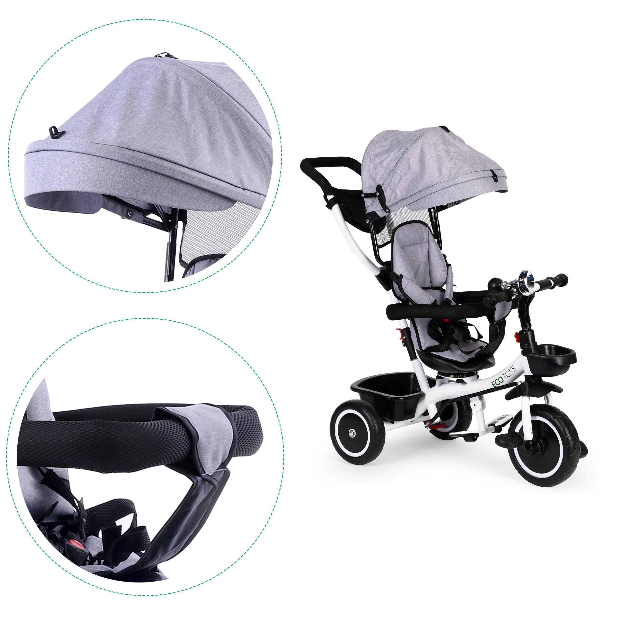 triratukas su pasukama sėdyne 360' ECOTOYS