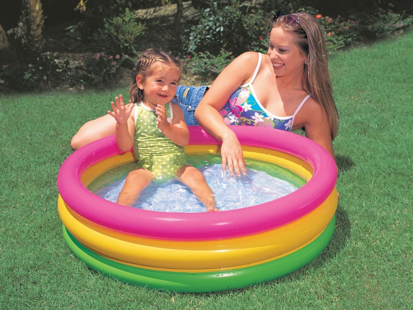Vaikiškas baseinas vaivorykštė 58924 INTEX