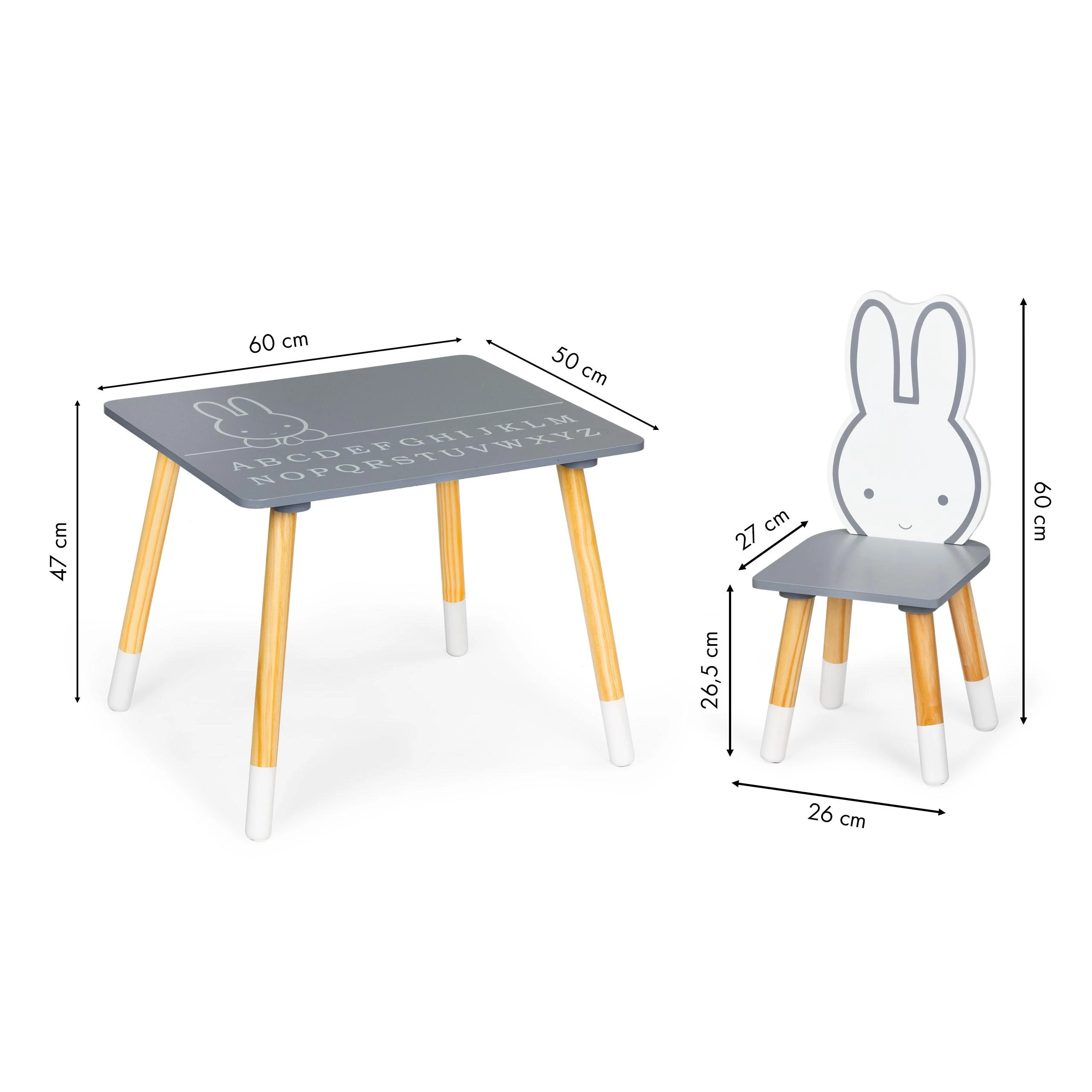 Ecotoys Baldų komplektas Eko Žaislas Zuikis