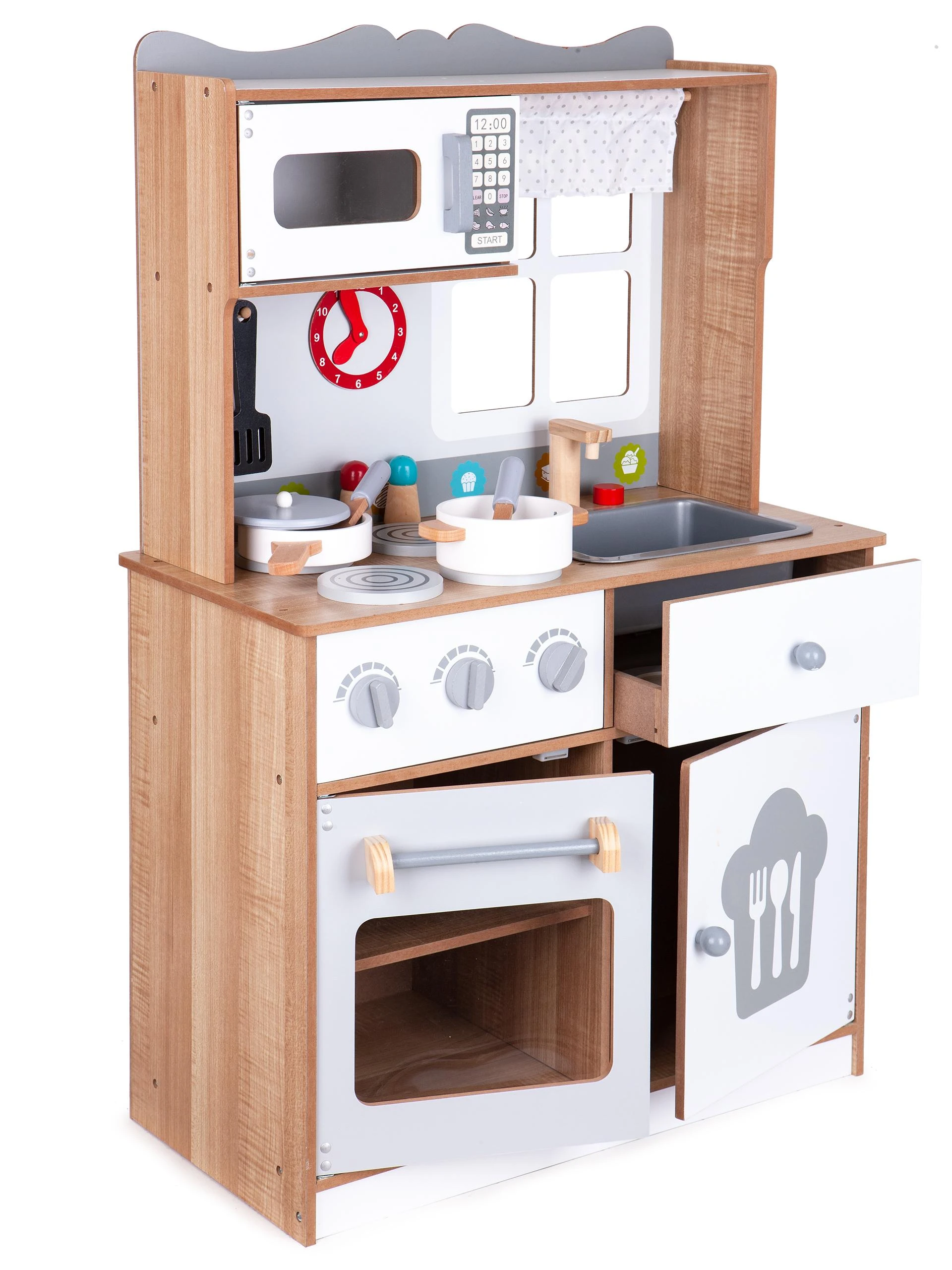 Ecotoys Medinė virtuvėlė Eko Žaislas Kulinaras