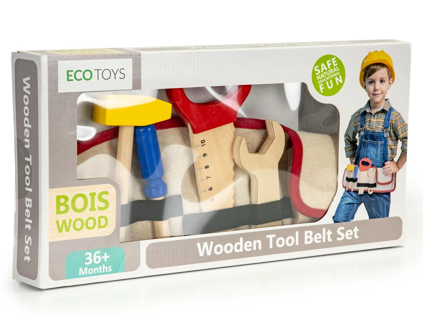 Mediniai įrankiai su diržu Ecotoys DIY