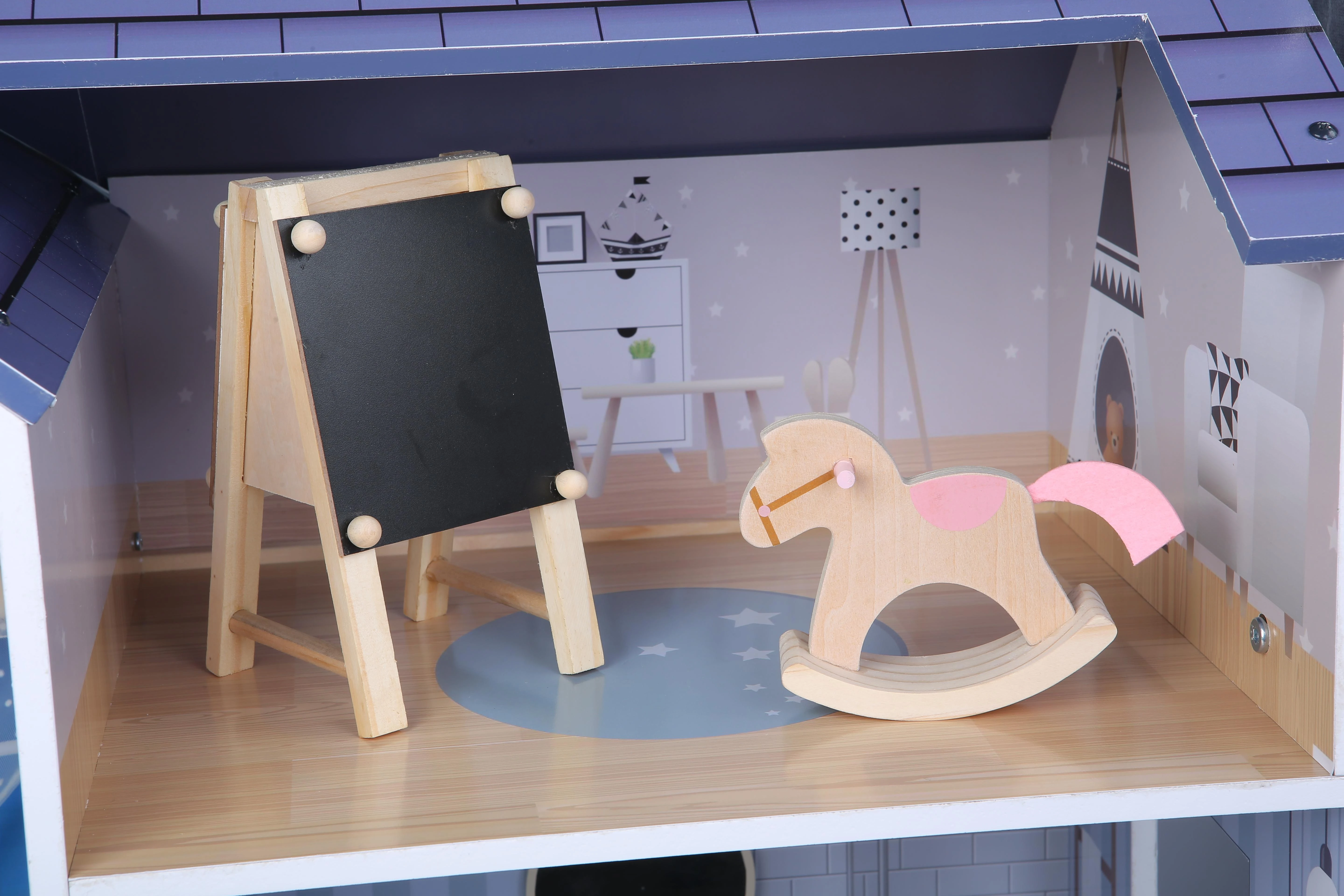Lėlių namelio rezidencija XXL Maya 28 el. ECOTOYS