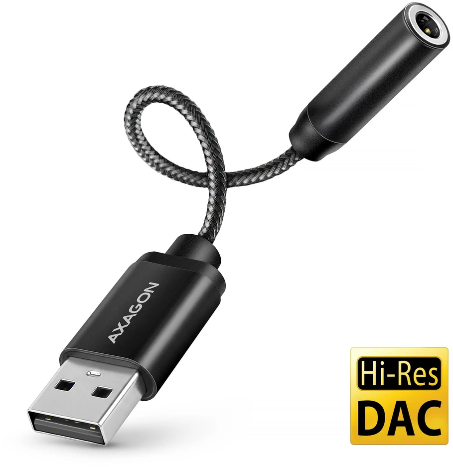 AXAGON ADA-HA USB-A Hi-Res DAC audio adapter