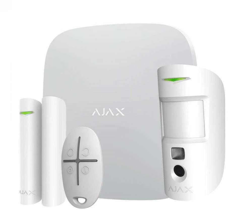 Signalizacijos komplektas AJAX STARTERKIT CAM PLUS 20294 / 38174, baltas