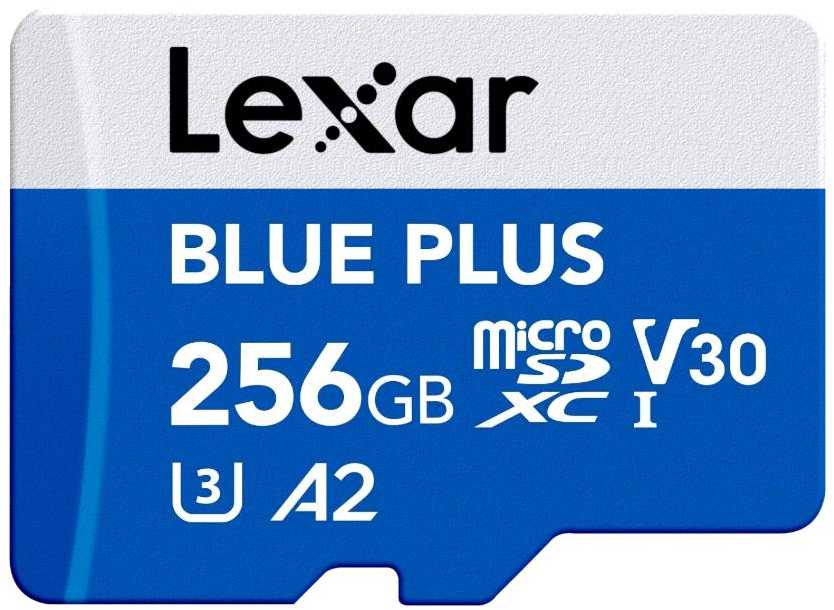 Atminties kortelė ATMINTINĖ Micro SDXC 256GB UHS-I/W/A LMSBLPL256G-BNANG LEXAR