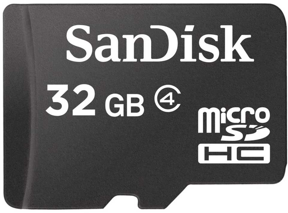 Atminties kortelė Sandisk 32 GB, Micro SDHC, Flash atminties klasė 4
