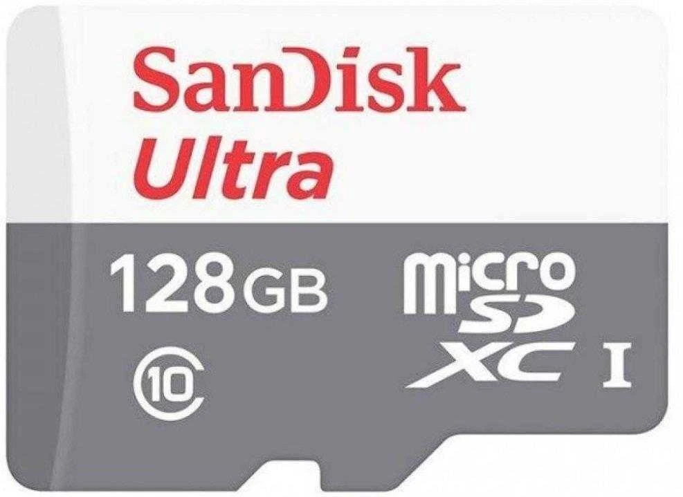 Atminties kortelė SanDisk Ultra Micro SDXC UHS-I Class 10, 128 GB