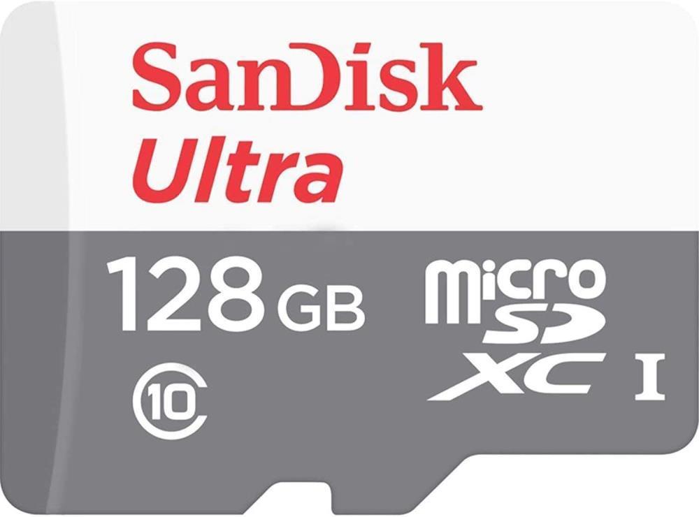 Atminties kortelė SanDisk Ultra Micro SDXC UHS-I Class 10, 128 GB, be adapterio
