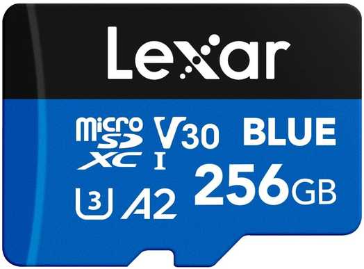 Atminties kortelė ATMINTINĖ Micro SDXC 256GB UHS-I/W/A LMSBLPL256G-BNANG LEXAR