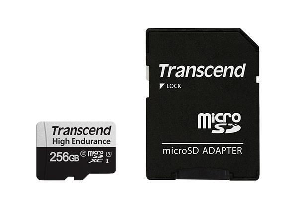 Atminties kortelė Transcend Micro SDXC 350V 256GB 10 klasės UHS-I U1 kortelė