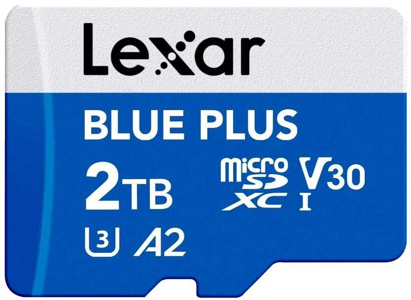 Lexar Blue Plus 2TB Micro SDXC atminties kortelė
