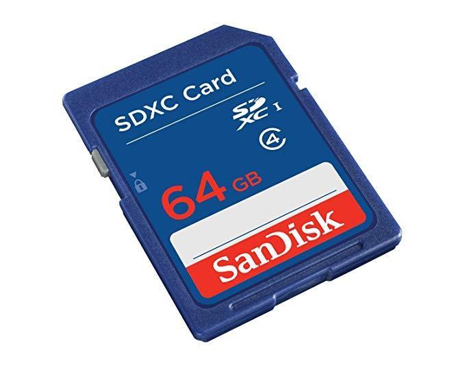 Atminties kortelė SanDisk 64GB SDXC Class 4