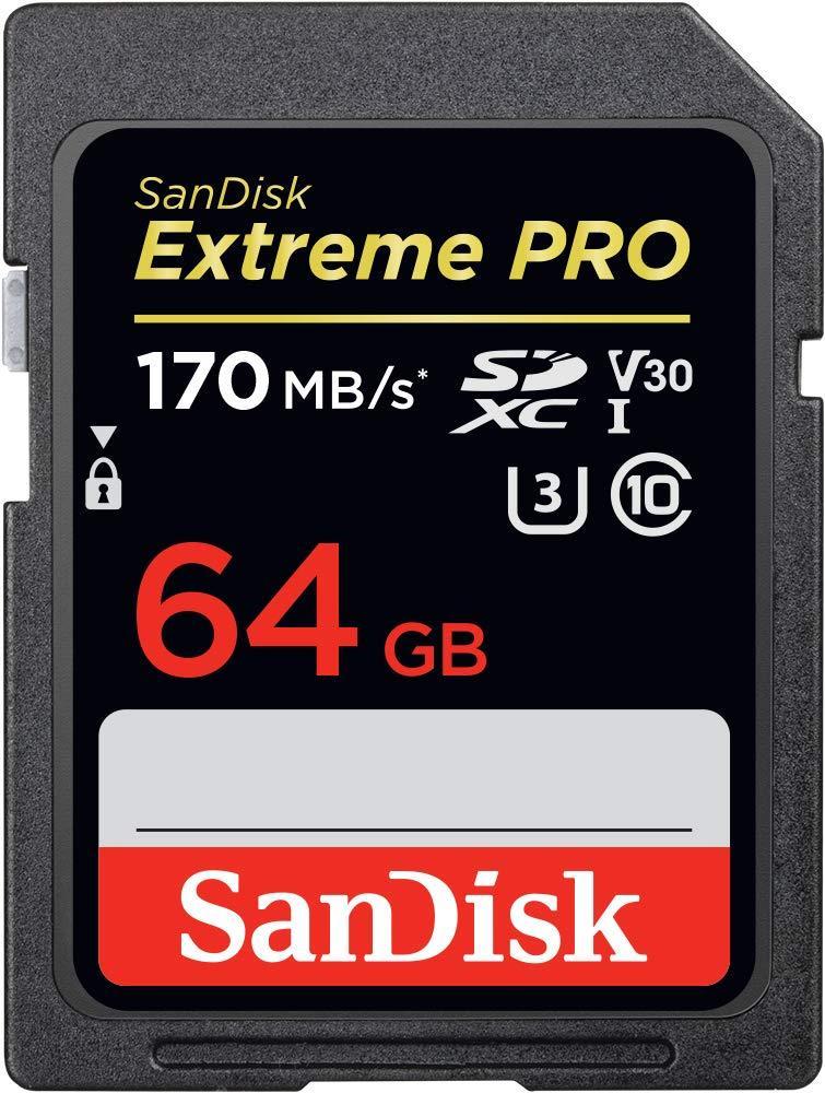 Carte Mémoire Lexar Pro 1800x 128GB SDXC UHS-II - Vitesse R270/W180 Mo/s, Classe V60 U3 Pour Photo/vidéo 4K - 6