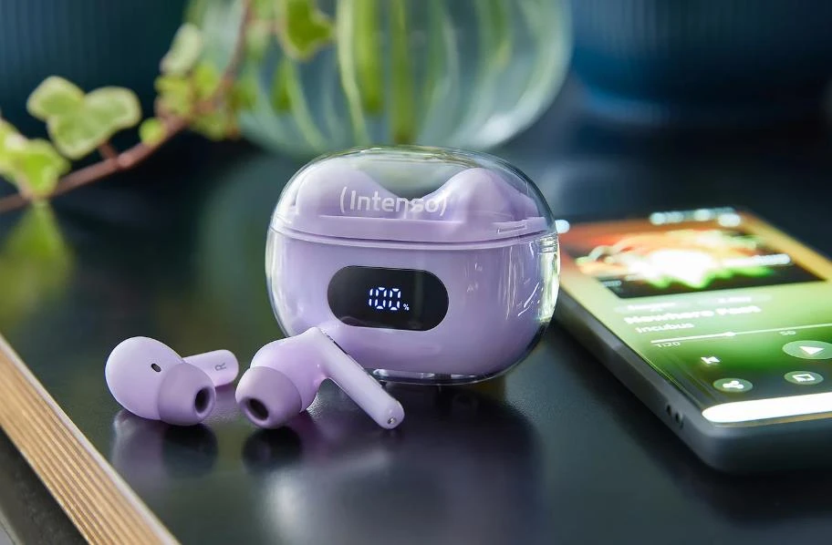AUSINĖS „BUDS PLUS T310AE“ / VIOLETINĖS 3720313 INTENSO
