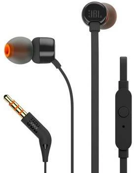Ausinės JBL T110BLK, laidinės, Juodos