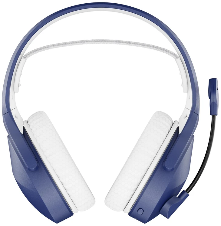 Hewlett Packard (HP) „HyperX Cloud Jet Dual“ belaidės žaidimų ausinės, mėlynos