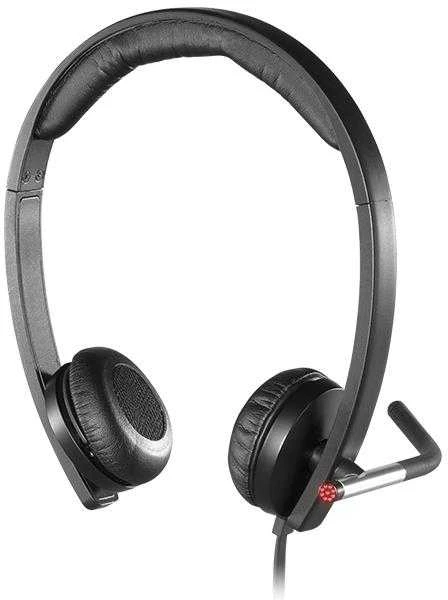 Universalios ausinės Logitech H650e, Stereo, su mikrofonu, USB jungtis