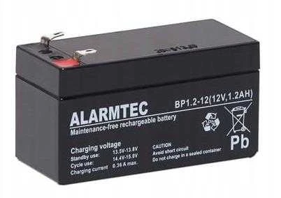 EMU AGM ALARMTEC serijos BP 12V 1,2Ah akumuliatorius