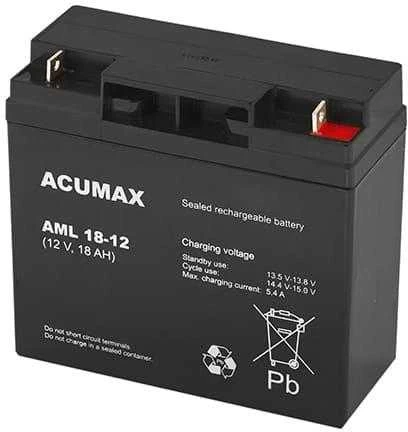 BATTERY 12V 18AH VRLA/AM18-12 ACUMAX EMU