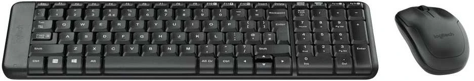 Belaidis klaviatūros ir pelės rinkinys Logitech MK220, US išdėstymas