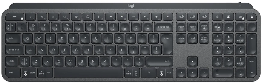 Klaviatūra LOGITECH MX klavišai verslui, grafito spalvos (JAV)
