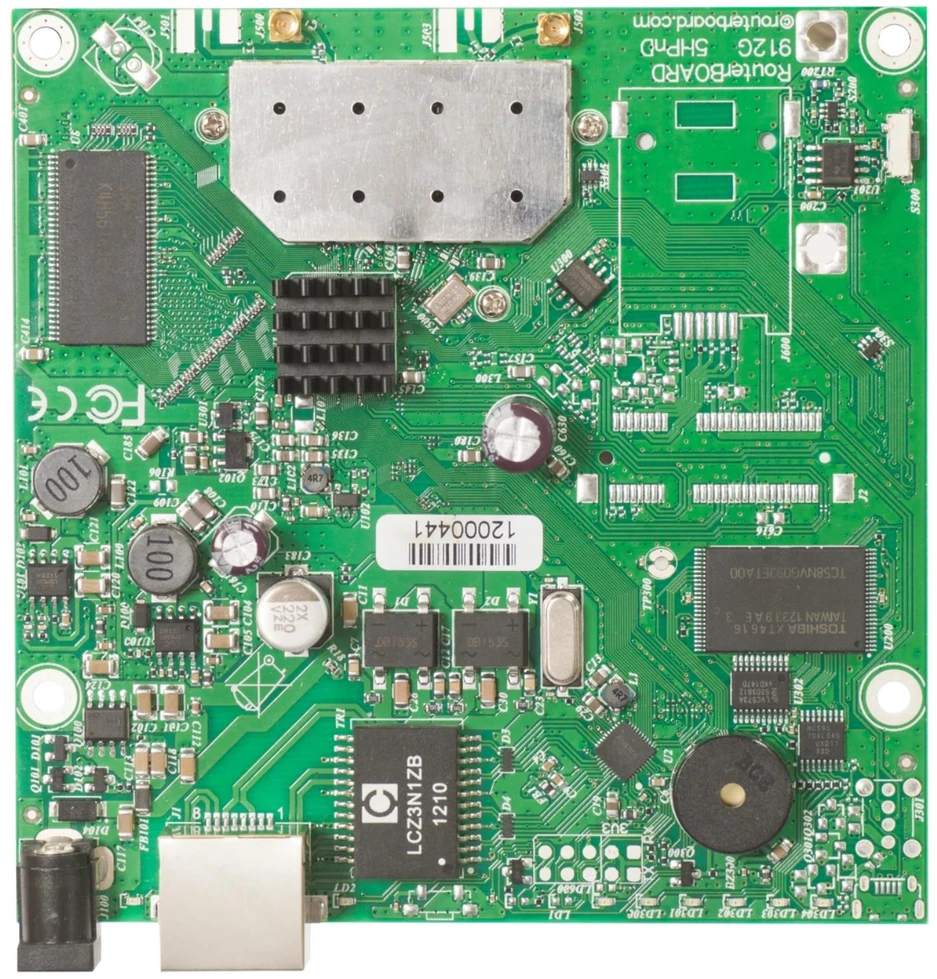 MIKROTIK Maršrutizatorius WiFi 2.4GHz 1x RJ45 1000Mb/s