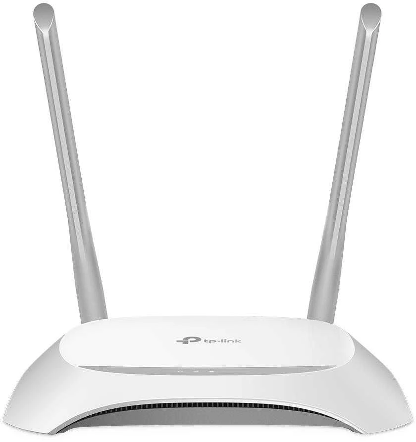 TP-LINK 300Mbps Wireless N Maršrutizatorius Broadcom 2T2R 2.4GHz 802.11n/g/b Integruotas 4 prievadų jungiklis 2 antenos