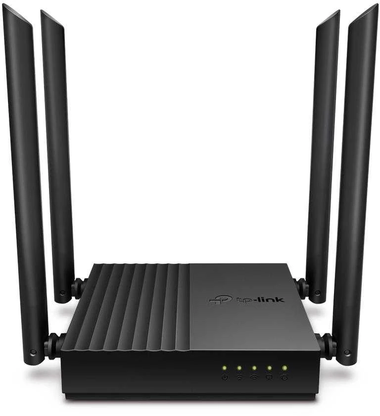 TP-Link AC1200 Dviejų juostų Wi-Fi Maršrutizatorius su MU – MIMO, 300 Mbps esant 2,4 GHz + 867 Mbps esant 5 GHz