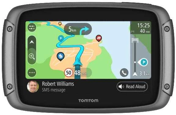 TomTom Rider 550 Premium Pack navigatorius 10,9 cm (4.3") Lietimui jautrus ekranas Fiksuotas Juoda 280 g