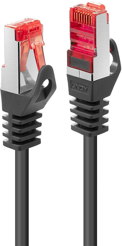 Tinklo Kabelis - LINDY Cat.6 S/FTP Tinklo Kabelis, RJ45, M/M, 250MHz, 28AWG, 0.5 m, Juodas