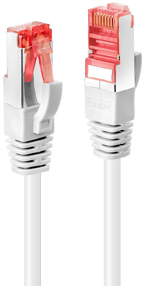 Tinklo Kabelis - LINDY Cat.6 S/FTP Kabelis, RJ45, M/M, 250MHz, 27AWG, 10 m, Baltas