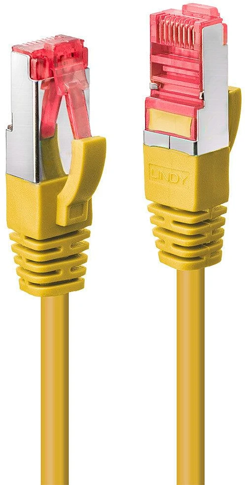 Tinklo Kabelis - LINDY Cat.6 S/FTP Tinklo Kabelis, RJ45, M/M, 250MHz, 27AWG, 1 m, Geltonas