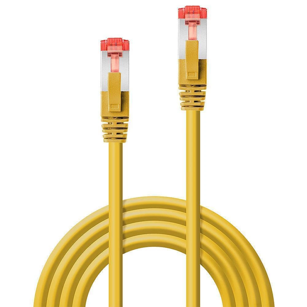 Tinklo Kabelis - LINDY Cat.6 S/FTP Tinklo Kabelis, RJ45, M/M, 250MHz, 27AWG, 1 m, Geltonas
