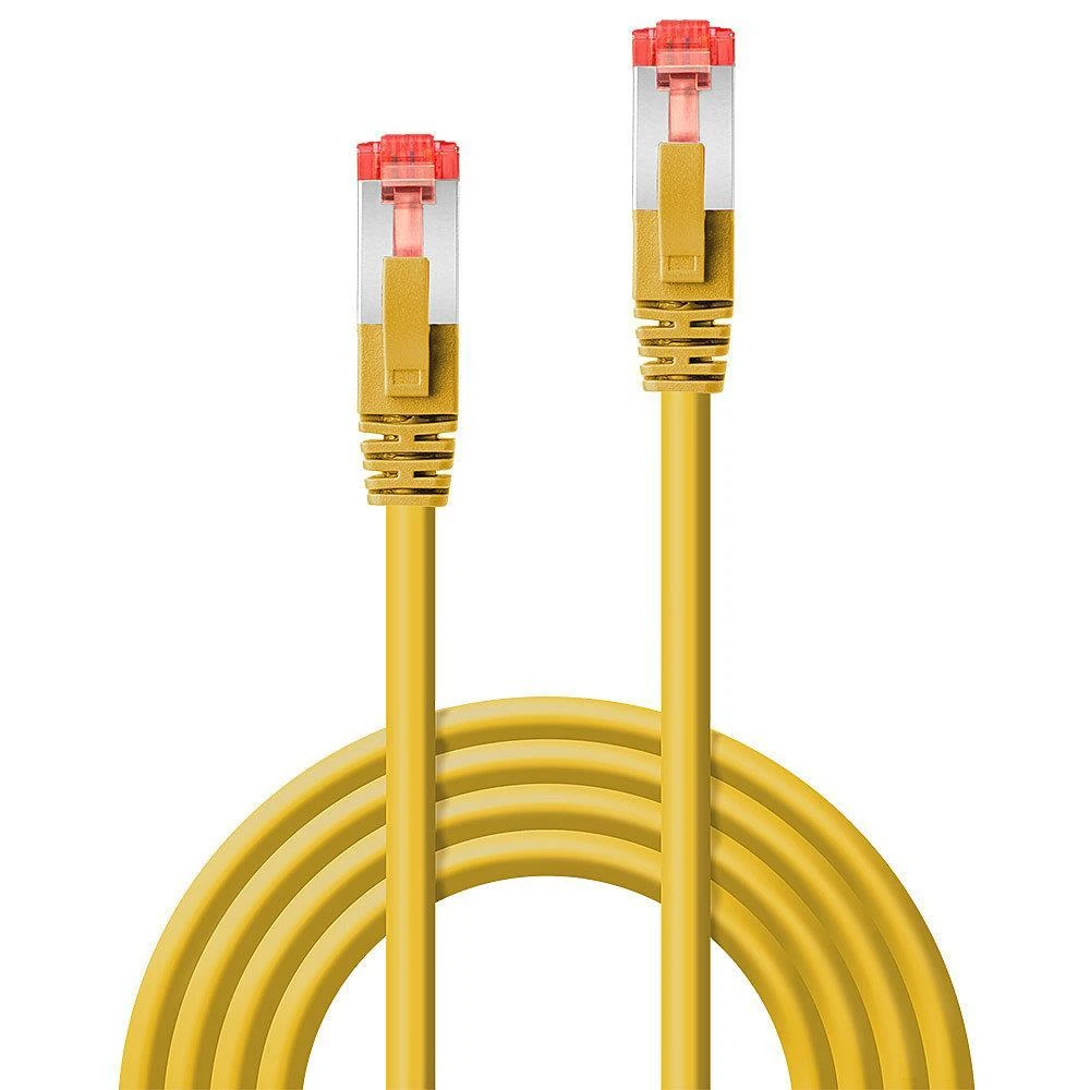 Tinklo Kabelis - LINDY Cat.6 S/FTP Tinklo Kabelis, RJ45, M/M, 250MHz, 27AWG, 2 m, Geltonas